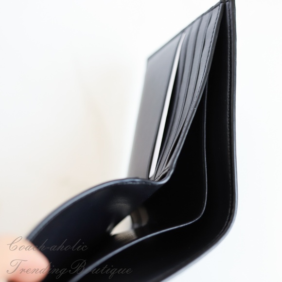 NWT Coach F75083 Men's Double Billfold Wallet - Picture 5 of 6